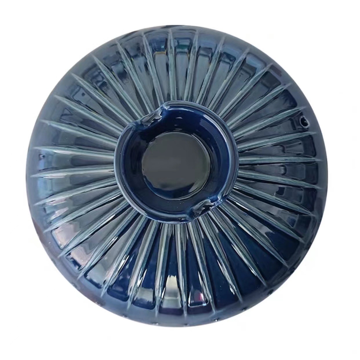 Lid diameter 23.7cm dark blue