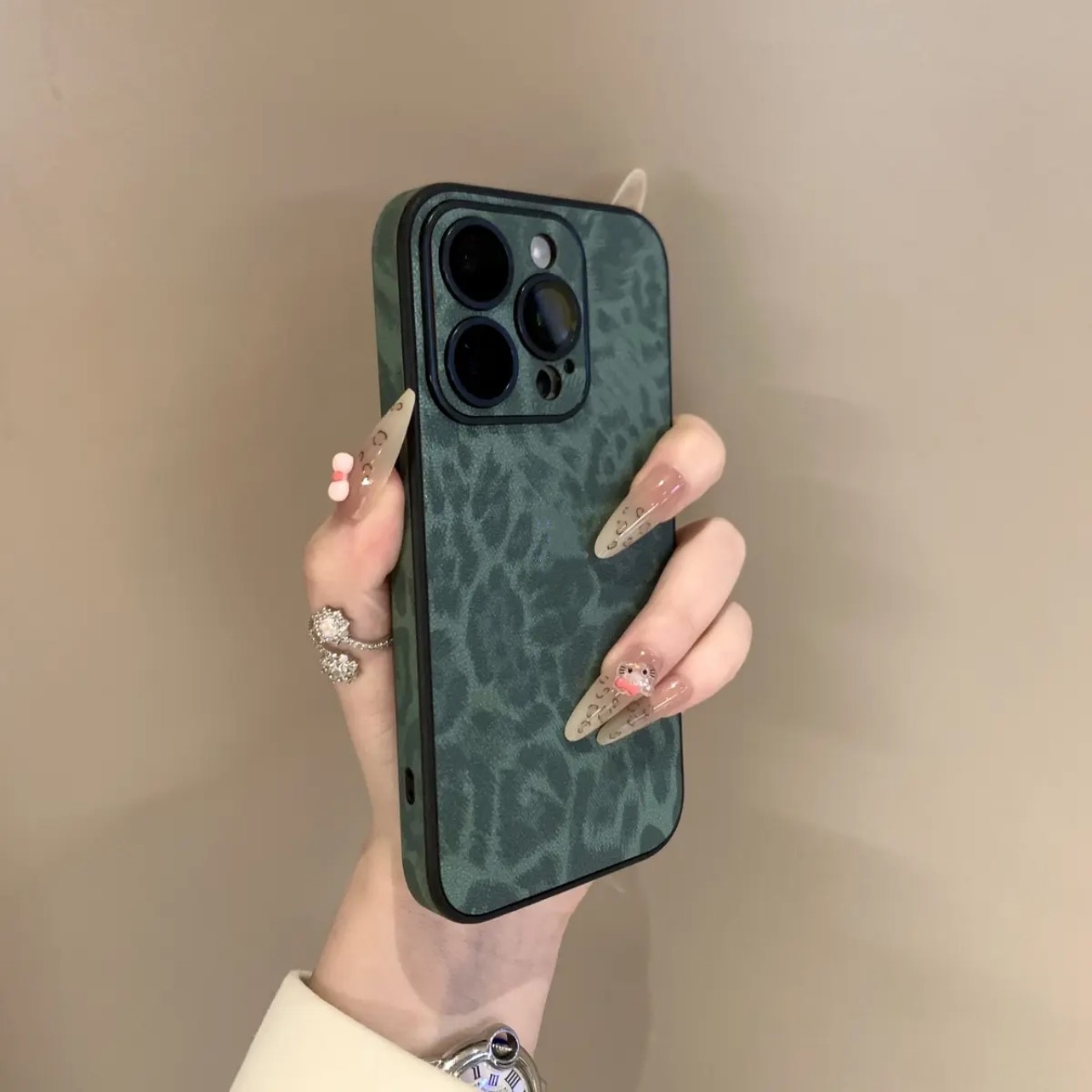 Estudo de leopardo para iPhone17 protector 15promax Apple 15 con película de lente transfronteriza