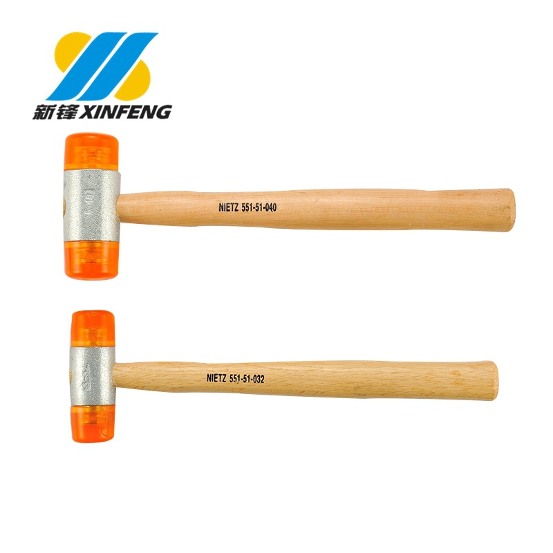 厂家供应多尺寸木柄安装锤头部PU 材质