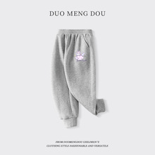 女孩童装春款儿童运动裤秋季新款女童潮流裤子中大童春秋卫裤批发