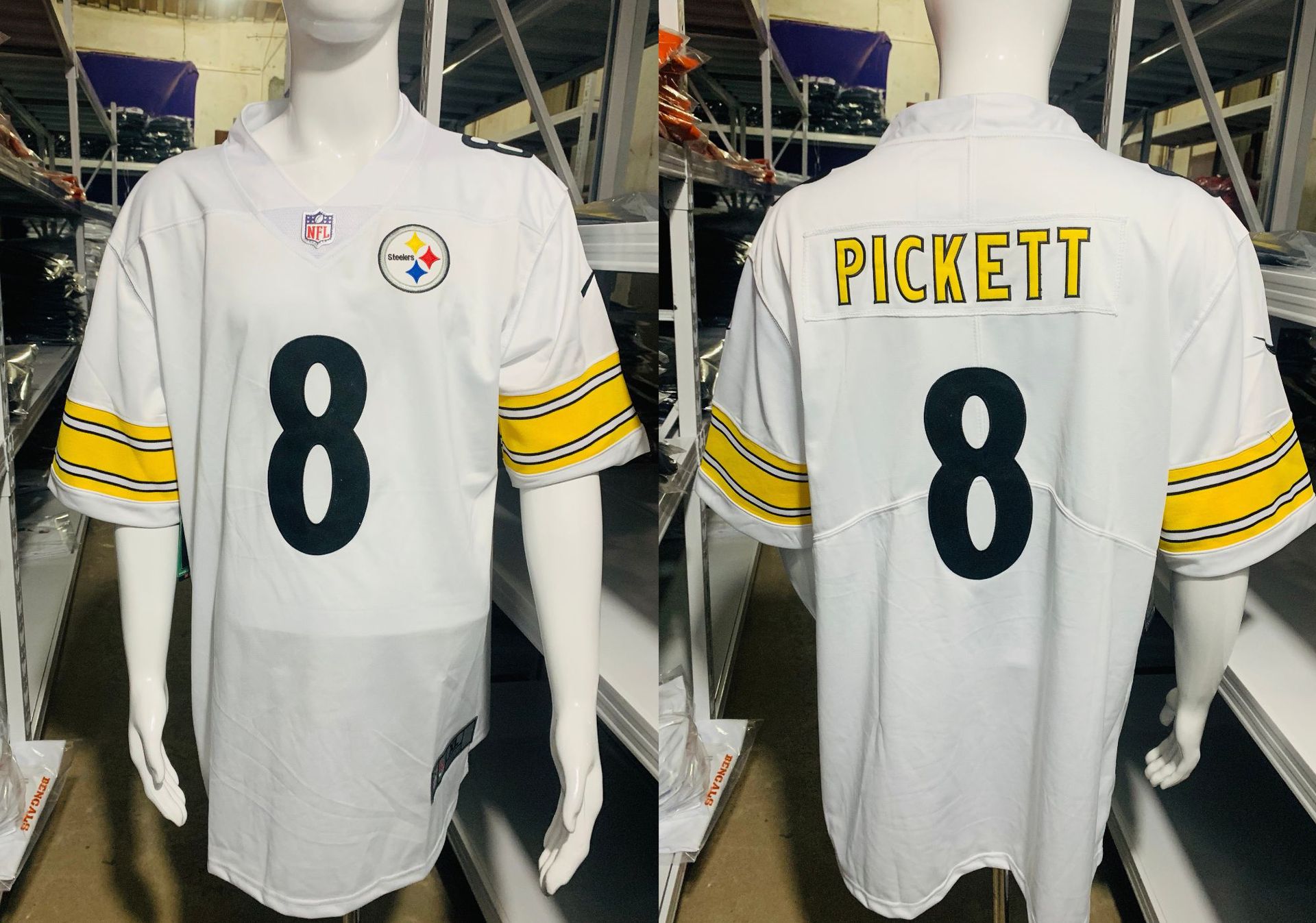 钢人白色8号2代PICKETT