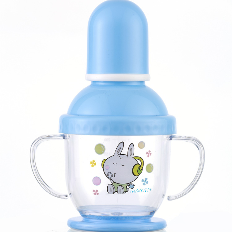 Niños multifuncional taza de beber absorbente taza de beber traje de bebé de pico de pato taza de beber