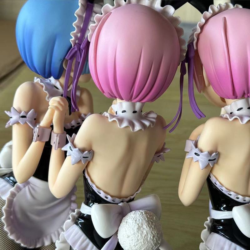 MX版 从零开始的异世界生活 拉姆 蕾姆 1/4 兔女郎 跪姿 盒装|undefined