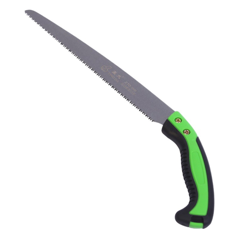 Winda poda de jardín sierra de mano Sierra de árboles frutales fruta doméstica Sierra de madera herramientas de jardín mango de plástico de dos colores sierra de mano portátil