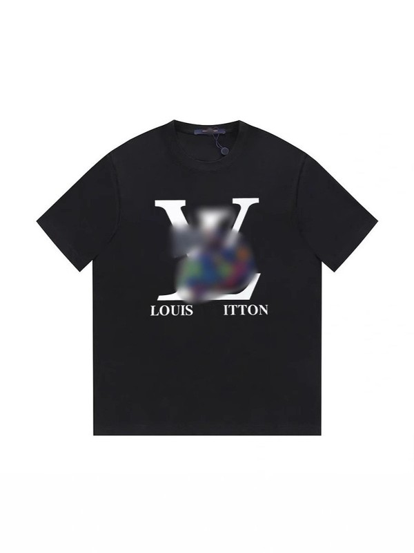 25ss Lujia 夏新作落書きレターハンドバッグプリント半袖男女同風 Ljia トレンドブランド Tシャツトップス|undefined