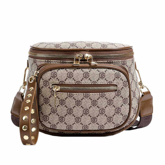 2024 New High-end Retro Saddle Bag Women's Shoulder Crossbody Bag Casual Simple Fashion Commuter Bag