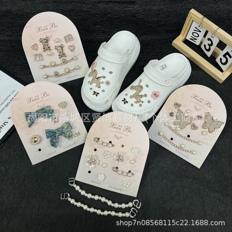 2025 Croc Shoe Charms Cartoon Cute Shoe Decorations DIY Accessories Freely Combinable and Detachable