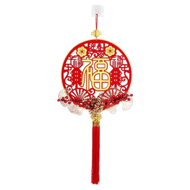 新年のハッピーペンダント、新年のお祝い、春の祝福のペンダント、春祭りのリビングルームの装飾、装飾用品のペンダント卸売|undefined