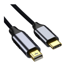 typec��miniDP�������֙C��XͶ�����往TYPEC�D����DP������1.8m