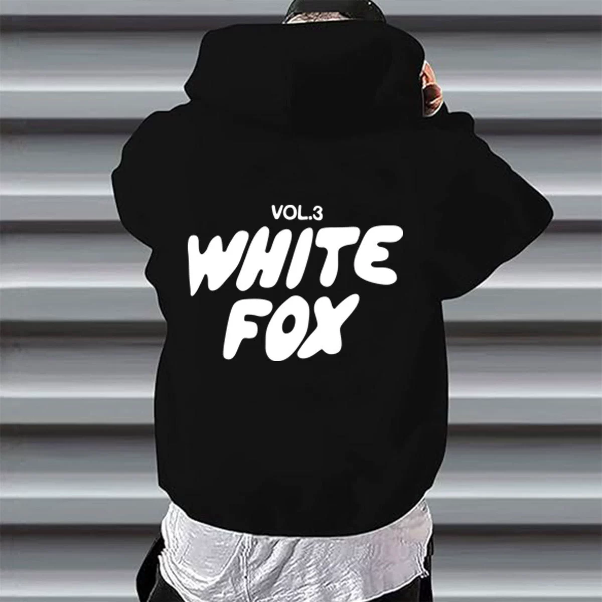 Рребро подошва новый европейский и американский женский свитера с капюшоном WHITEFOX3 сезон периметр буквенный свитера