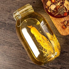 泡酒玻璃瓶食品级家用密封罐带盖泡菜坛子腌菜专用自酿酒瓶空瓶子