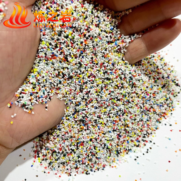 彩色树脂砂 环氧自流平聚氨酯自流平树脂彩砂 树脂砂厂家