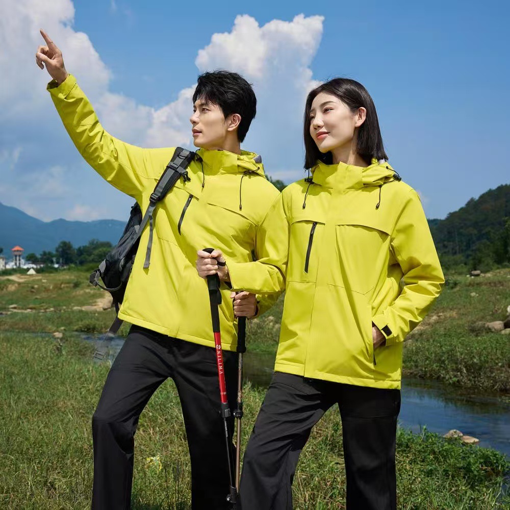 Autumn and Winter Workwear Custom-Made Jackets Fleece-Lined Jackets Outdoor Warm Windbreakers Corporate Group Uniforms Workwear Printed with Logos