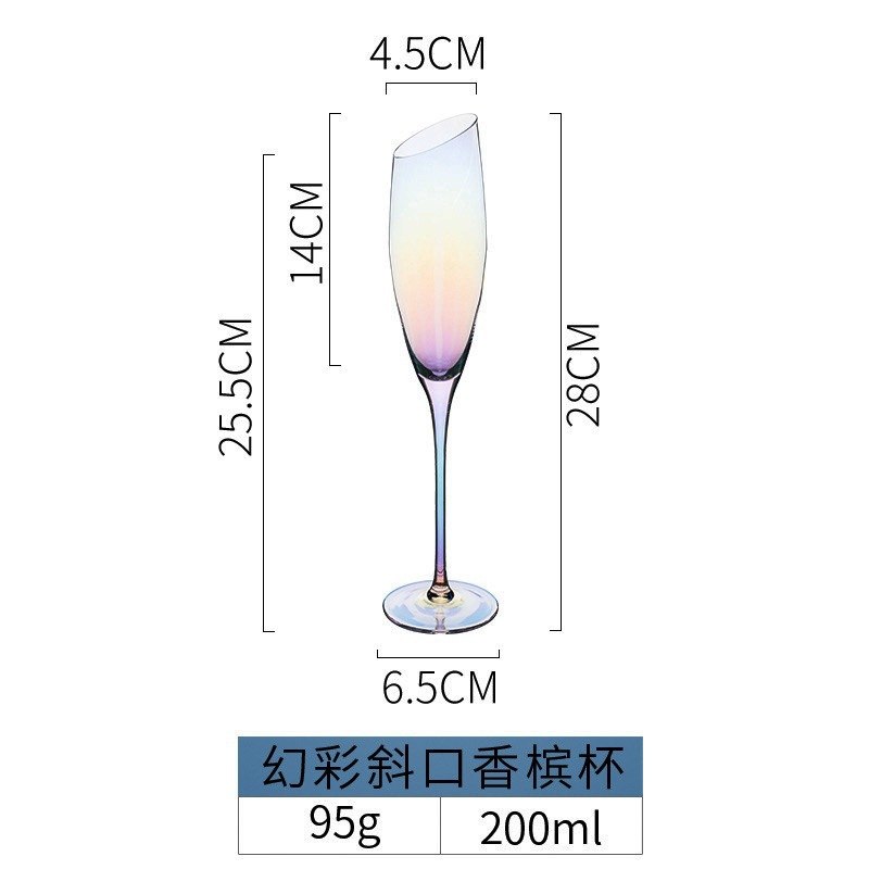 Copa de champán de fantasía