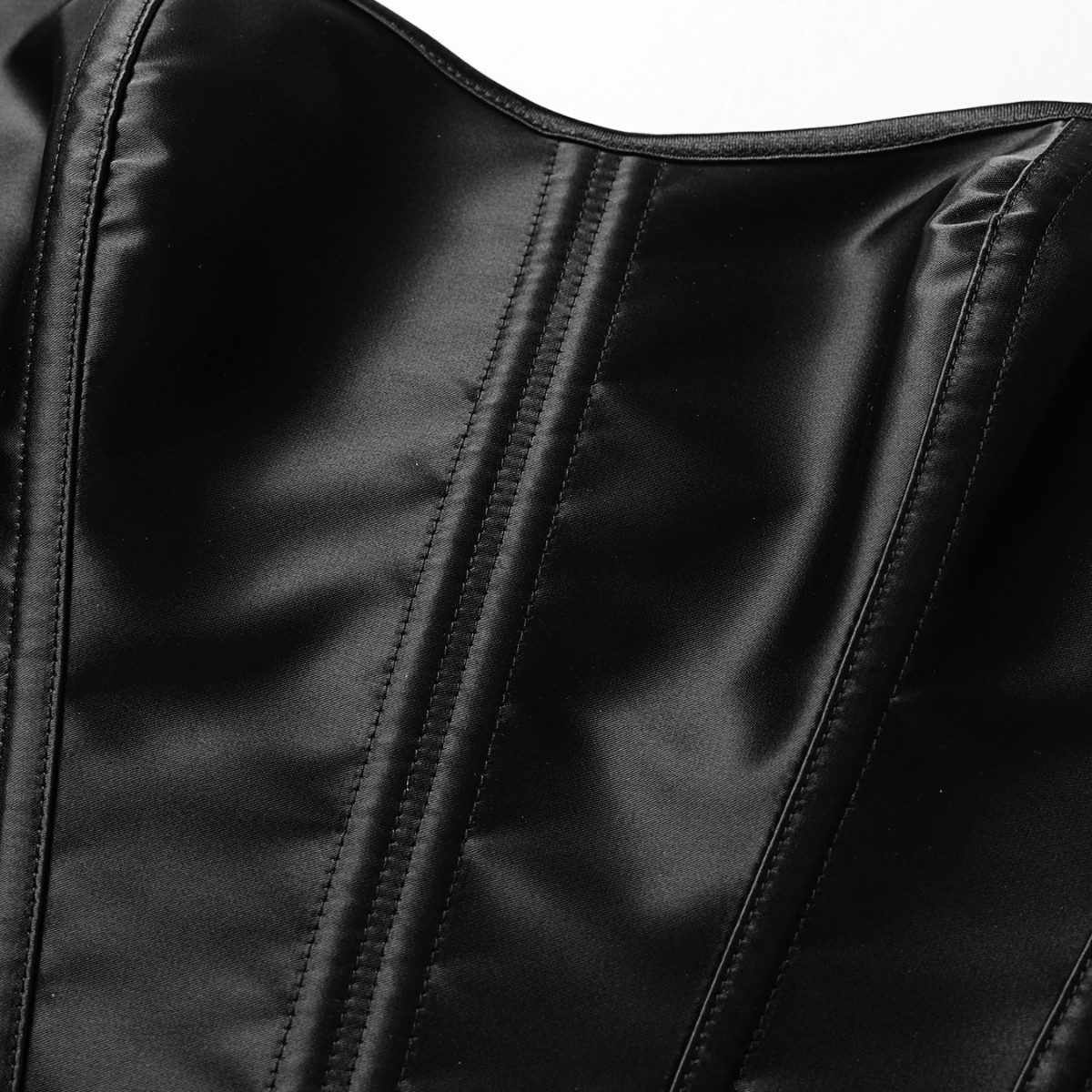 Tejido de satén con cremallera lateral, corsé de mujer, Amazon.com, suministro de comercio electrónico transfronterizo.