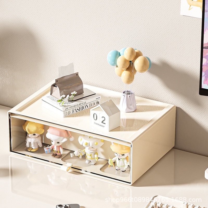 ブラインドボックス手作り展示ボックス整理ボックス引き出し式アクリル透明置物デスク収納ボックス収納ボックス|undefined