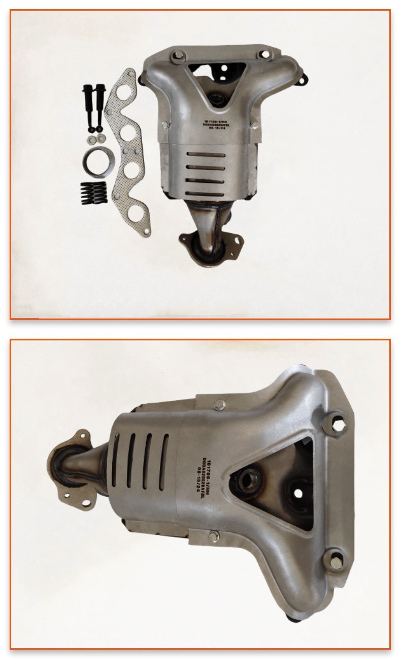 Car Three-Way Catalytic Converter Suitable for 2001-2005 Honda 1.7L Front Exhaust Gas Purification Device Three-Way Catalytic Converter