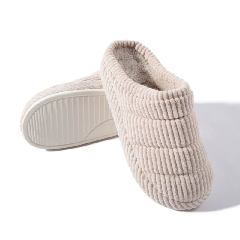 Вельветовые холодные липкие зимние женские хлопковые тапочки большого размера, домашняя женская торговля в помещении и на открытом воздухе, трансграничная партия Amazon