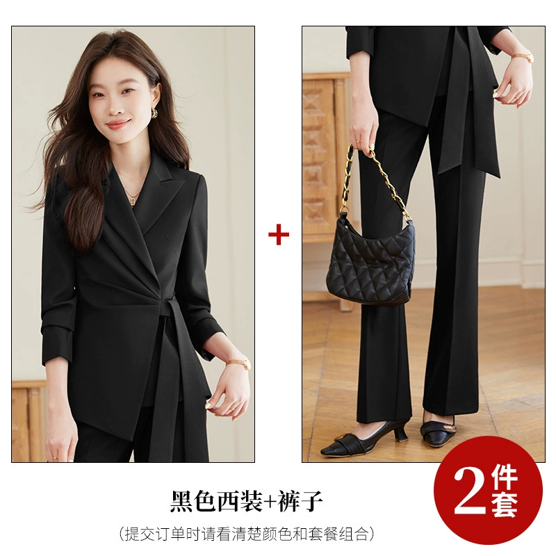 Elite fitted brace, classic suit jacket, set, bright catchy style