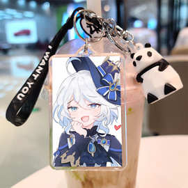 原神水神芙宁娜diy钥匙扣二次元图片制作周边书包公仔挂件礼物