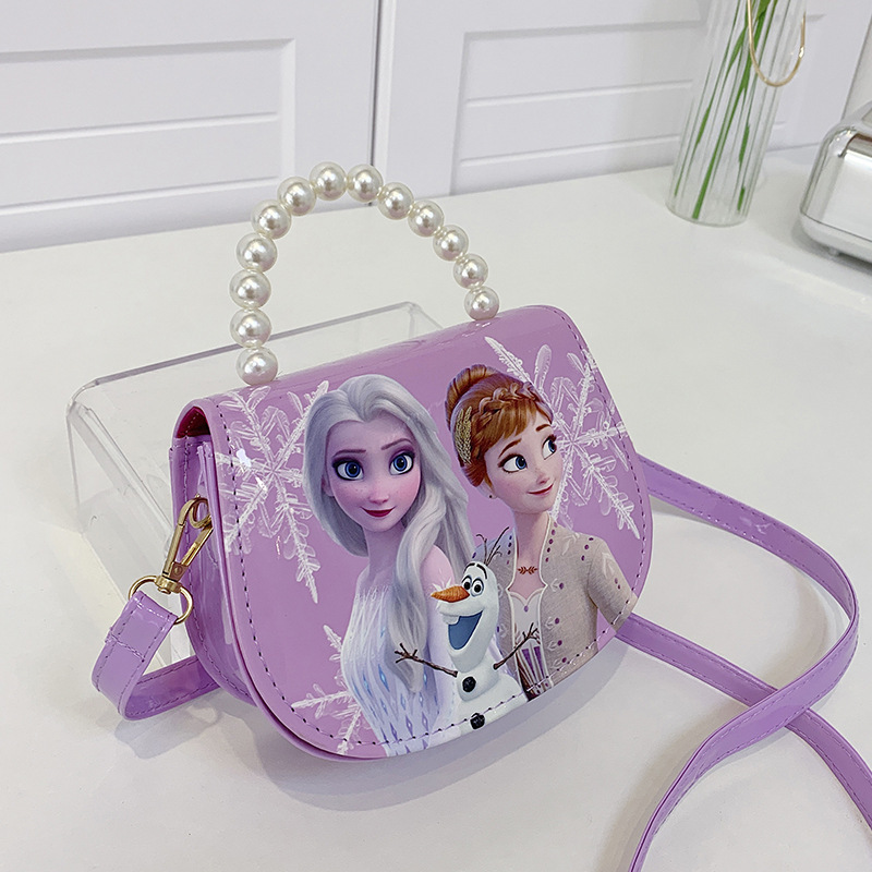 2024 nuevo bolso de hombro de hielo y nieve para niños de moda princesita salvaje fuera de la tendencia Aisha bolso de mensajero portátil lote