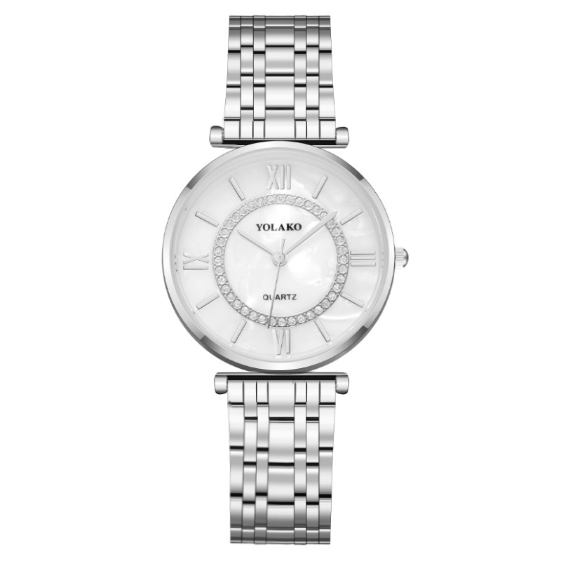 Montre à quartz pour femme Sky Star pour bébé, montre à grande roue tendance la plus vendue, montre pour femme avec bracelet en acier_voghion.com