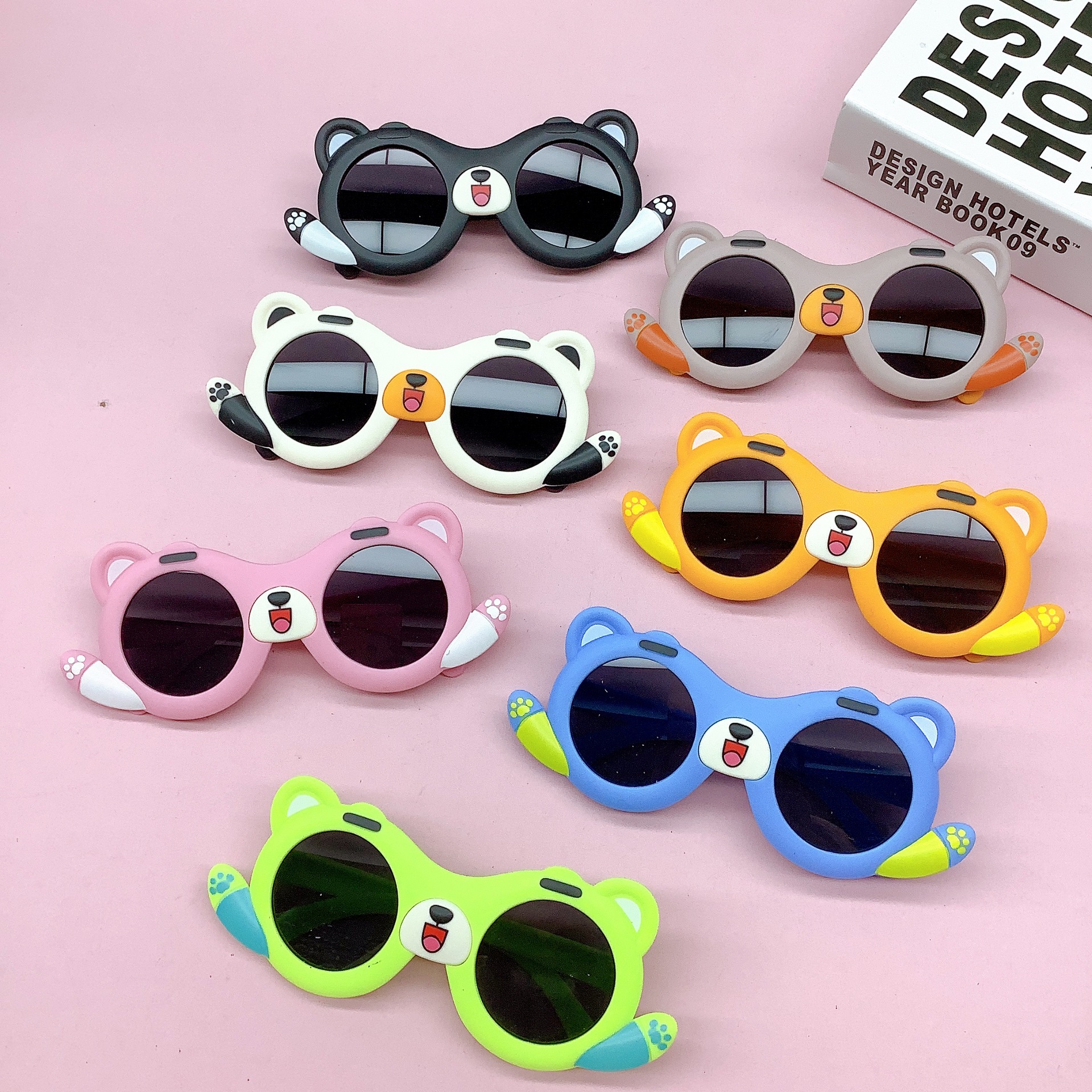 New Year's Small Tiger Children's Sunglasses UV Protection Sunglasses Wholesale Baby Glasses Baby Aviator Sunglasses