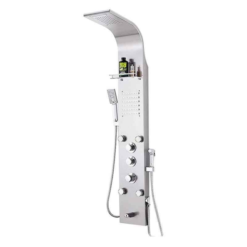 Thermostatic shower screen 304 stainless steel shower suit multifunctional shower faucet body