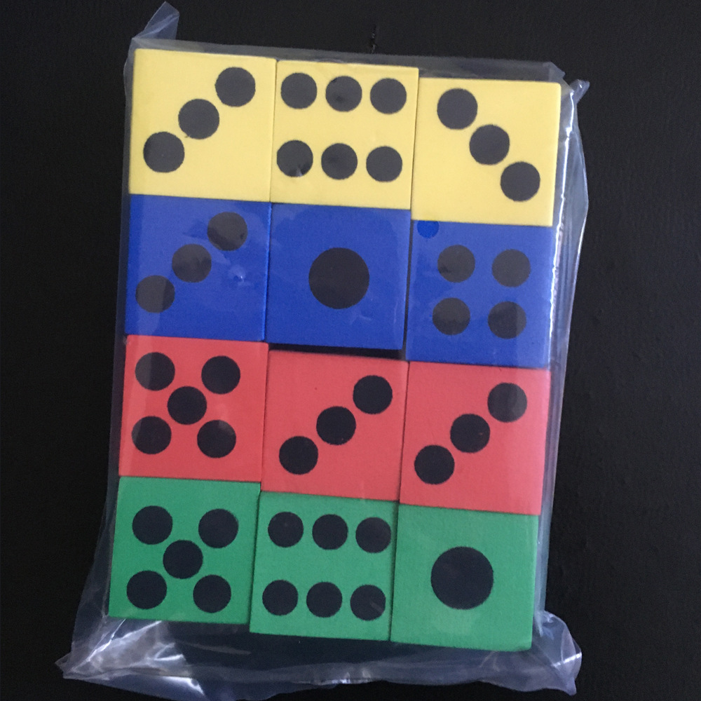 Dados grandes combinación creativa espuma EVA pequeños dados de los niños juguetes de educación temprana diversión dados
