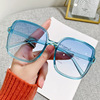 Square fashionable sunglasses, glasses solar-powered, retro sun protection cream, 2022 collection, UF-protection, wholesale