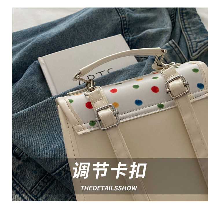 Cute cartoon Dachshund backpack for women 2024 new multi-functional bag, fashionable commuting single-shoulder crossbody small square bag undefined