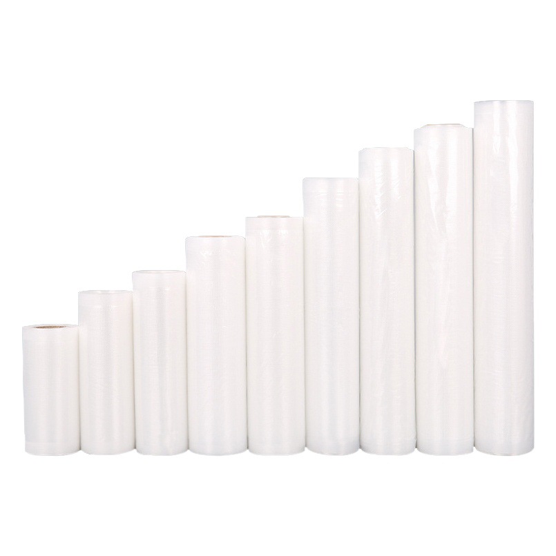 Bolsa de envasado al vacío de textura de alimentos engrosada bolsa de rollo de textura de vacío bolsa de preservación de alimentos para el hogar bolsa de rollo de textura de nylon