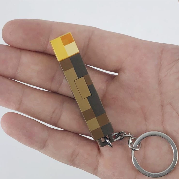 Color‑changing mining ore lamp night light, rechargeable, multi‑mode gift models (keychain, bottle, torch)