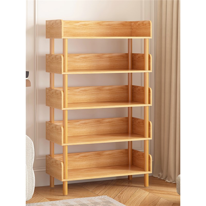 Bookshelf Floor Storage Rack Simple Bedroom Multi-layer Storage Rack Household Living Room Sundries Shelf Student Reading Bookcase