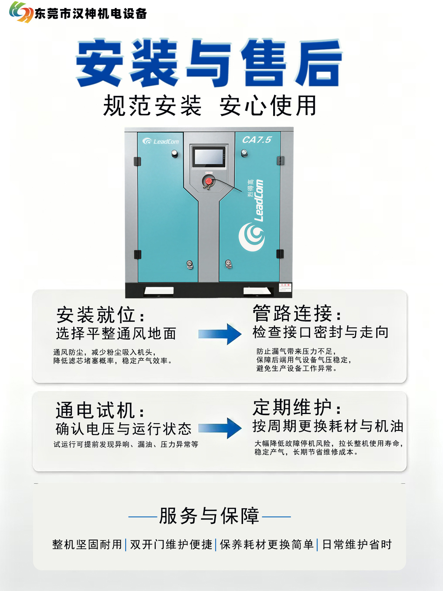 Liede High 7.5‑37KW Permanent Magnet Variable Frequency Screw Air Compressor Industrial Air Compressor Direct Supply from Manufacturer Energy Saving