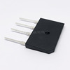 Taiwan-made GPP chip GBJ2510 rectifier bridge 25A1000V GBJ-6 direct plug-in electromagnetic cooker power supply flat bridge