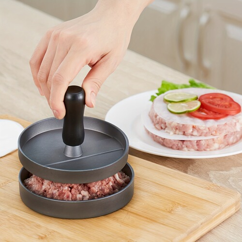 Cross-border hamburger meat press, hamburger patty pressing mold, burger maker, meat pressing and stuffing mold, color box