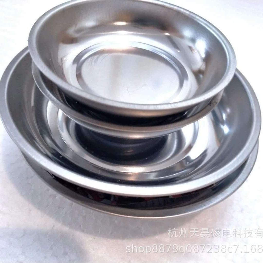 Круглый 430 материал из нержавеющей стали Магнитная чаша размер 4 дюйма 108*30 мм автоматический инструмент для обслуживания всасывающая пластина