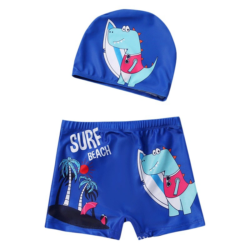 2023 купальники детские плавки удобные милые купальники для мальчиков пляжные плавки-боксеры с корейским принтом оптом