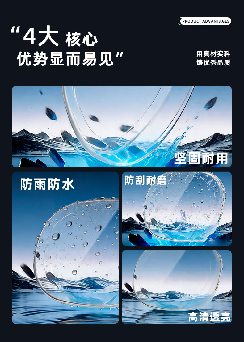 Suitable for Yadi Maimang 70/Maodou/Waterproof Instrument Case Q17 Central Control Screen Protector HD Accessories