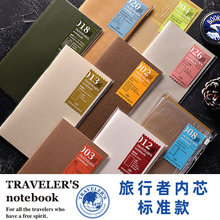 日本midori traveler's notebook标准型tn旅行者笔记本TRC原装内