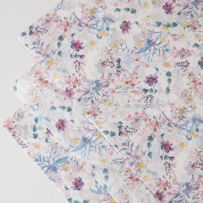Engrosamiento de la flor de la colza de la celebridad de Internet forrada con papel de Sydney, pliegues, papel de embalaje de ramo, papel de embalaje de flores, bricolaje hecho a mano