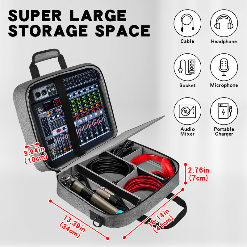 音频混音器收纳袋音频设备配件收纳录音设备袋 Audio storage bag|undefined