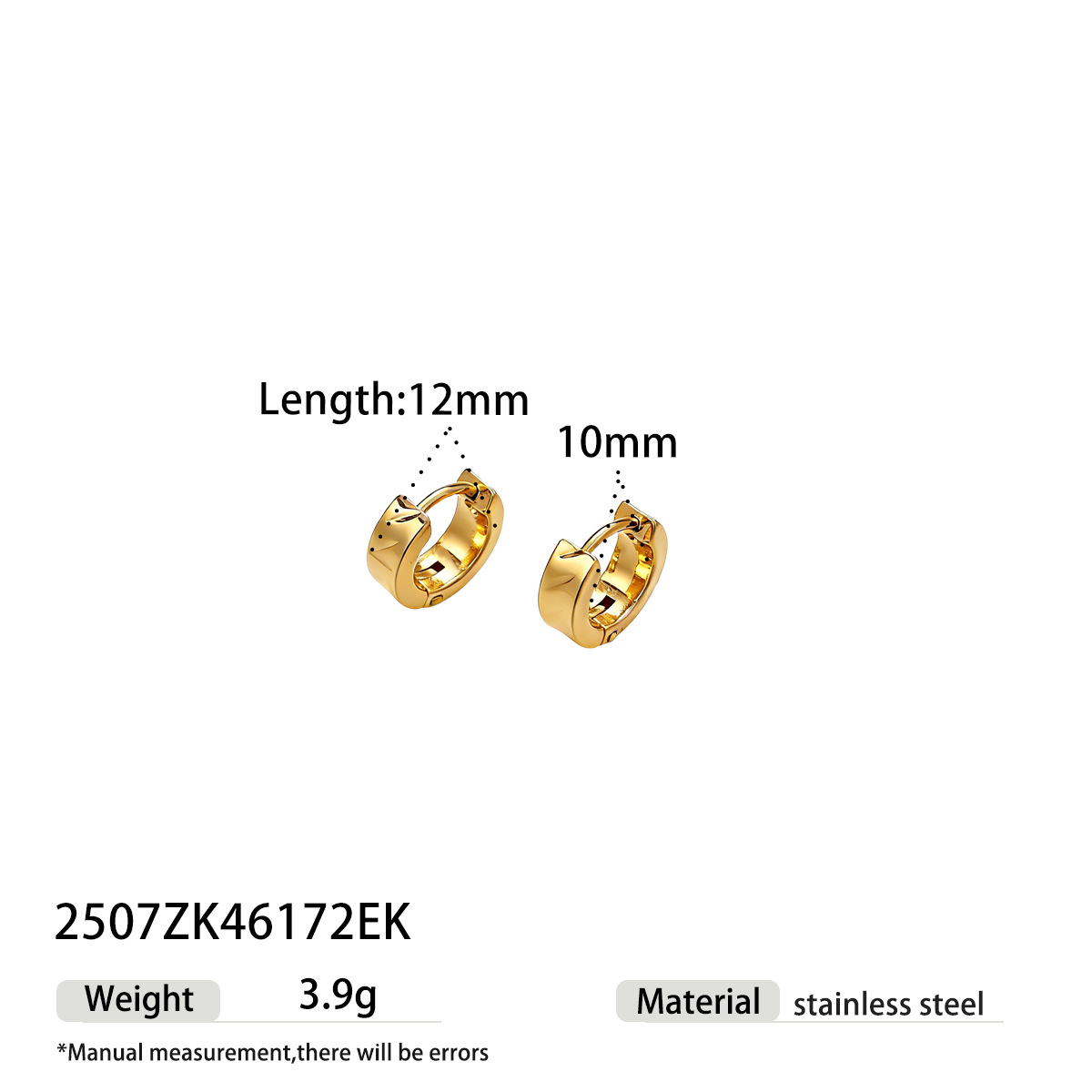 TENA Europa y los Estados Unidos venta transfronteriza aretes de acero de titanio ligero lujo alto sentido de moda personalidad de acero inoxidable joyas de orejas