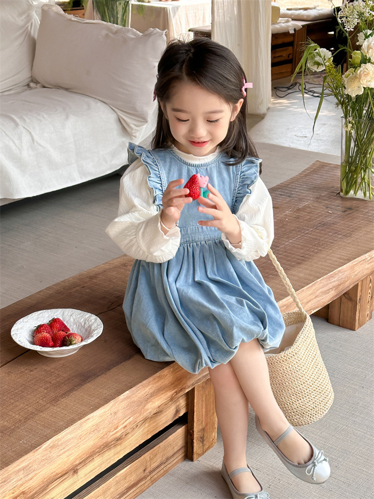 ¡Oferta especial de ropa de primavera para niñas 2025! Gran descuento, renovado con un solo clic] Set de vestidos de niñas Mori