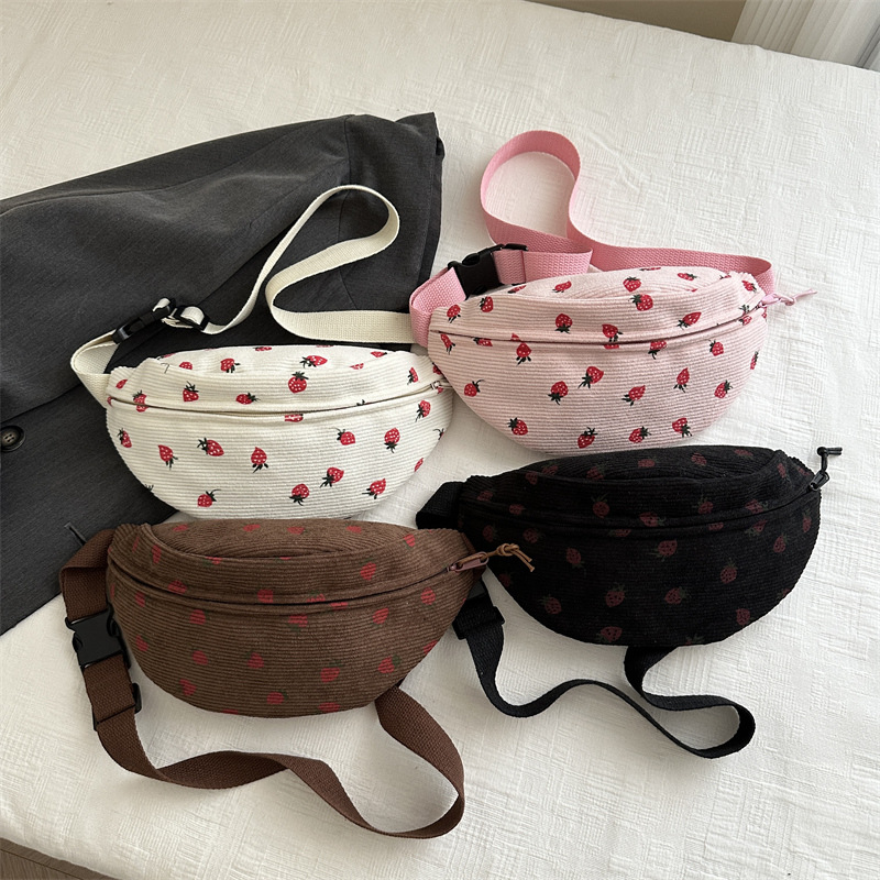 Pequeño bolso de cintura fresco, bolso de pecho deportivo, bolso de cintura de moda de nicho, bolso casual simple, bolso de viento para mujeres.