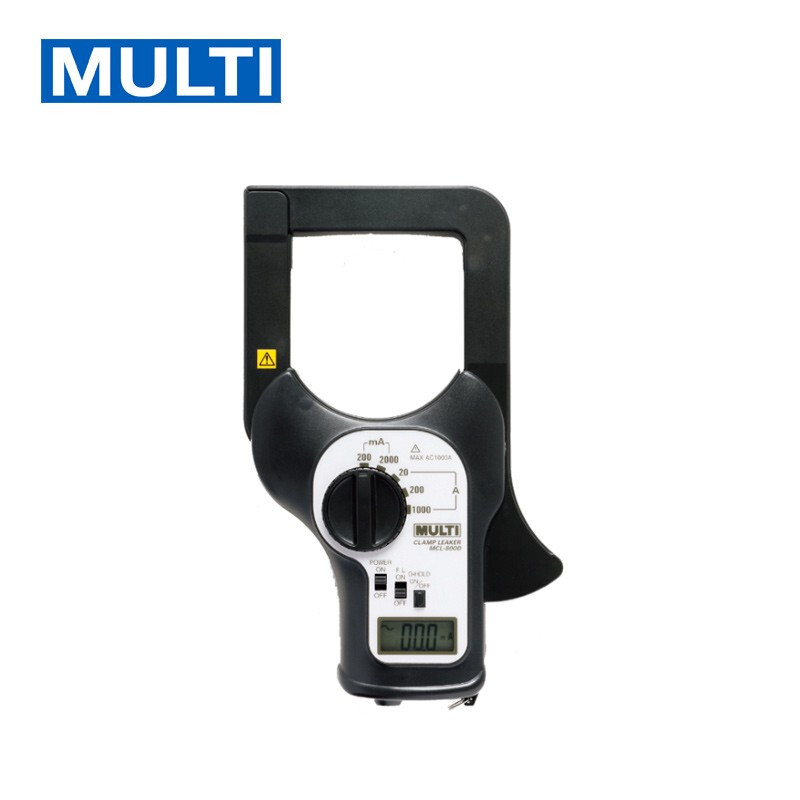 日本万用MULTI交流钳形表MCL-800/1100D高精度大口径漏电电流表