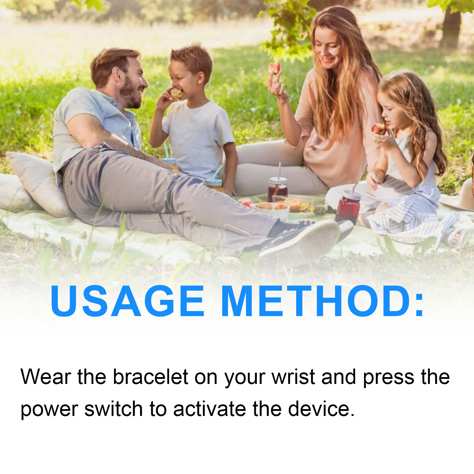 South Moon Mosquito Repellent Bracelet, a portable and convenient mosquito repellent tool for children and adults to prevent mosquito bites outdoors._voghion.com