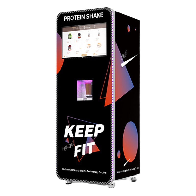 Máquina Expendedora de polvo de proteína comercial instantánea gimnasio aplicable multifunción máquina de café automática pantalla táctil