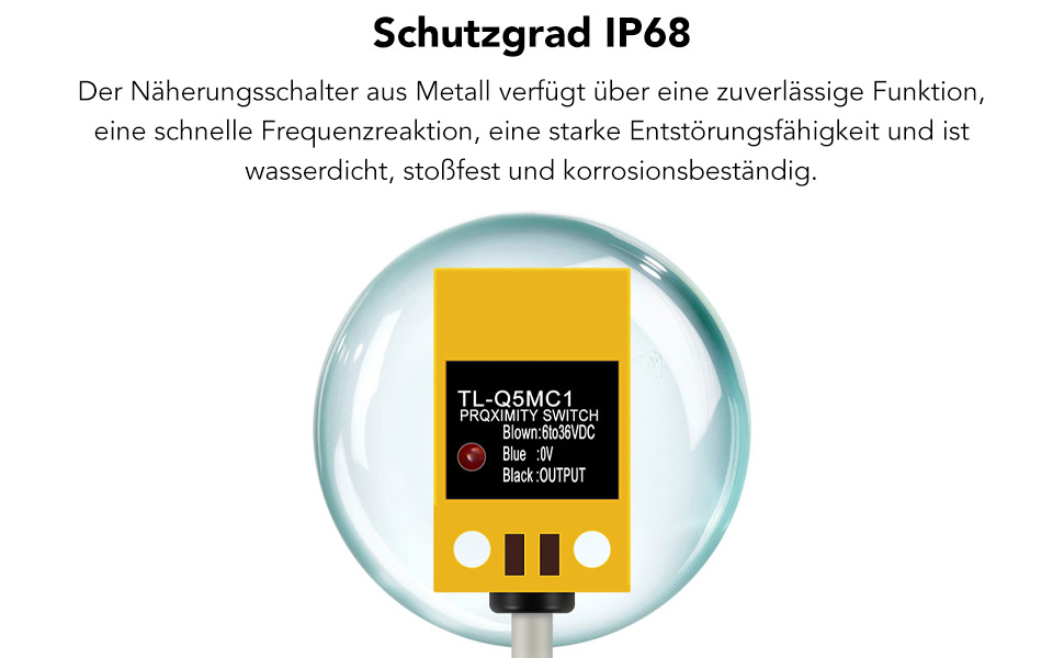 3-Draht 5mm NPN Induktiver Näherungsschalter